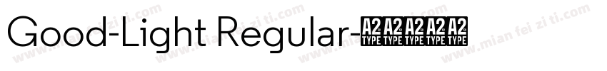 Good-Light Regular字体转换